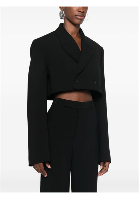 Black straight-leg tailored trousers Rick Owens - women RICK OWENS | RP02D3302HY09